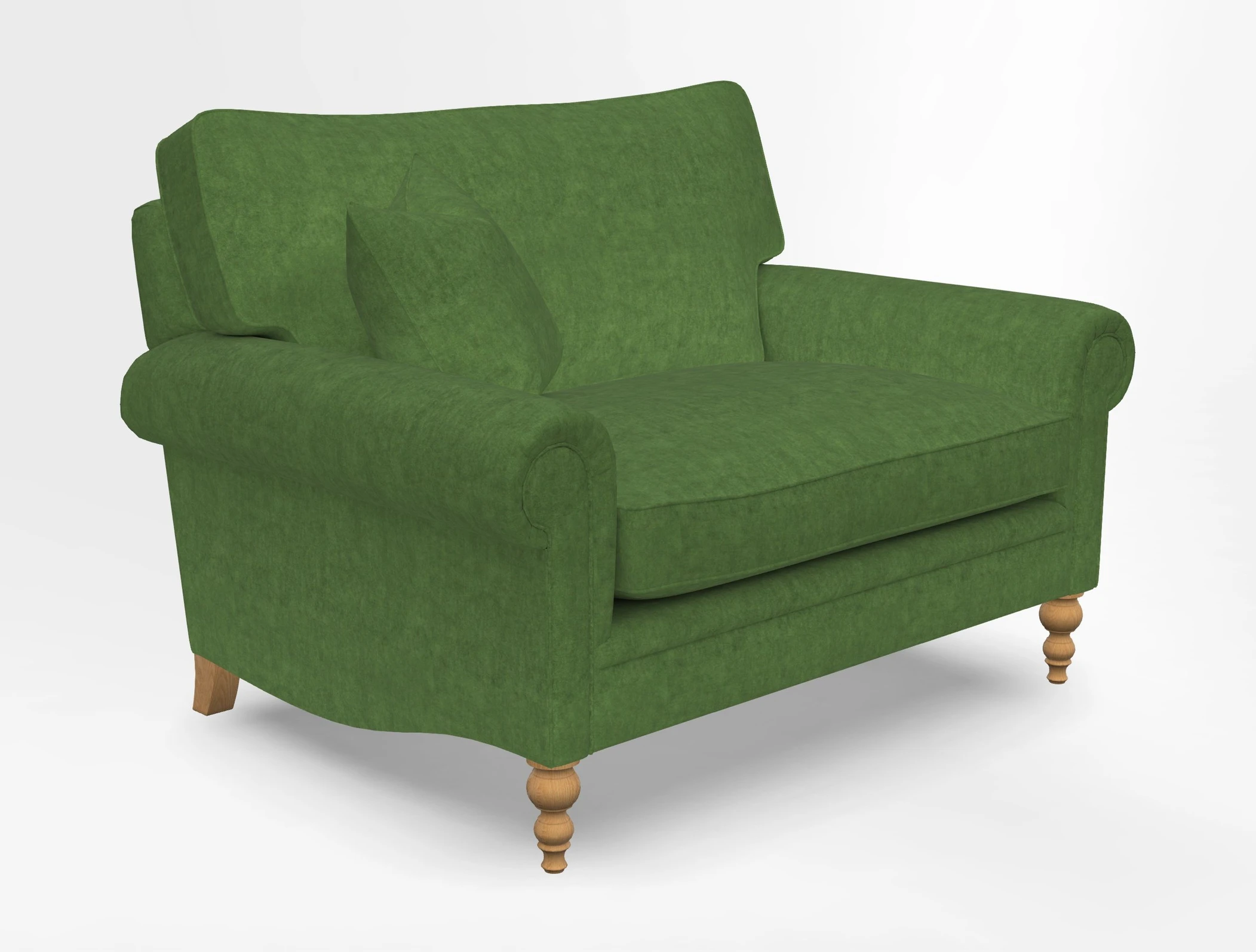 Aldingbourne 3 seater sofa in Grain Sack Stripe Linen Red