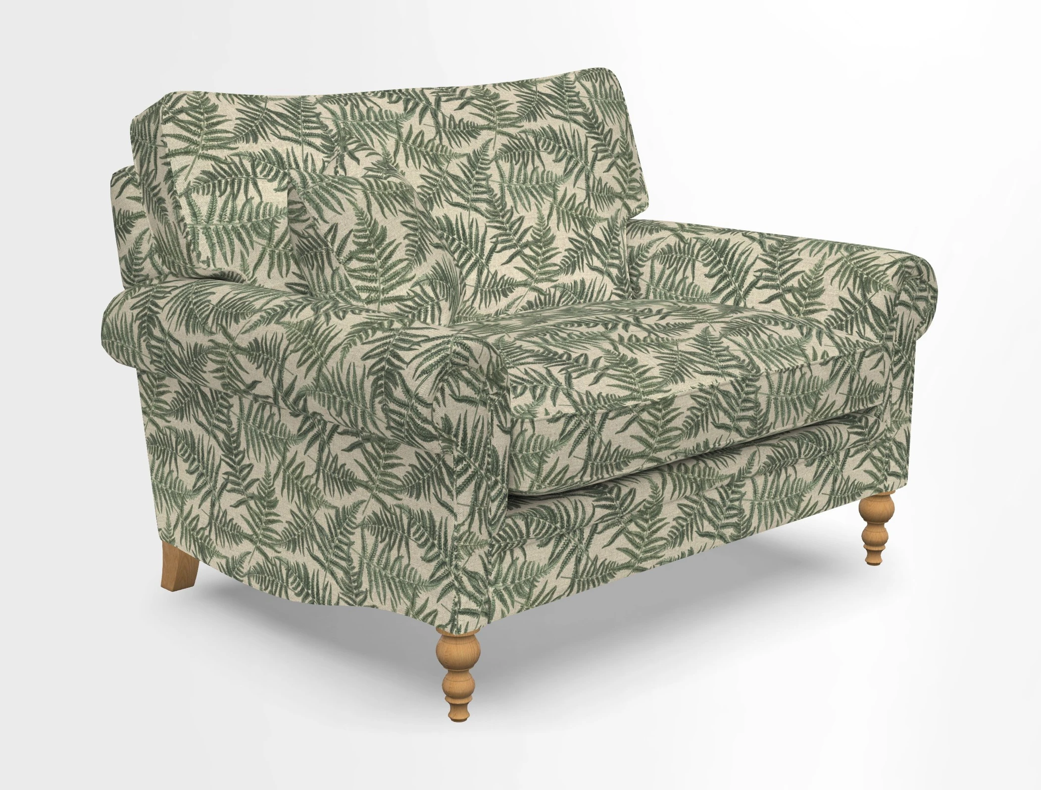 Aldingbourne 3 seater sofa in Grain Sack Stripe Linen Red