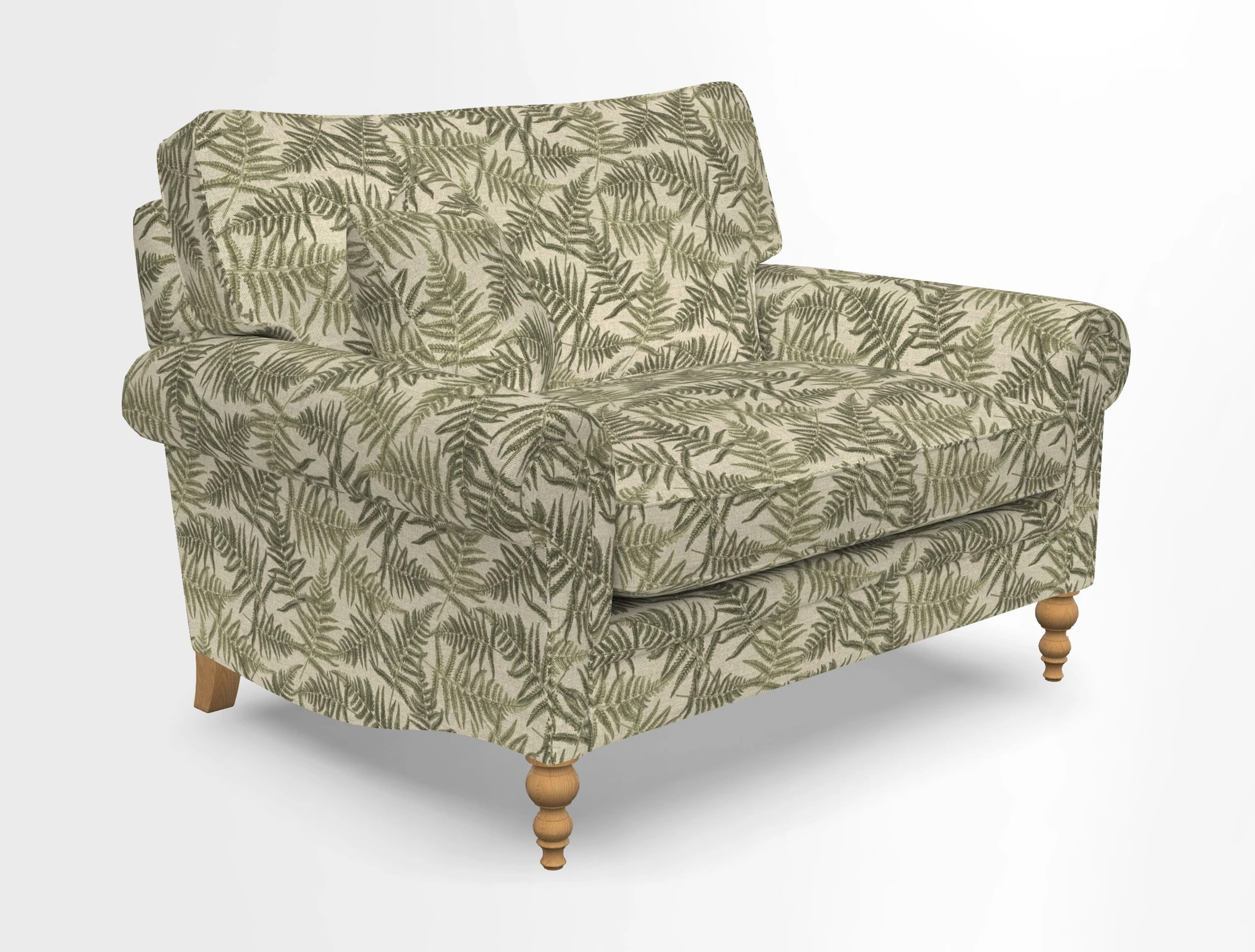 Aldingbourne 3 seater sofa in Grain Sack Stripe Linen Red