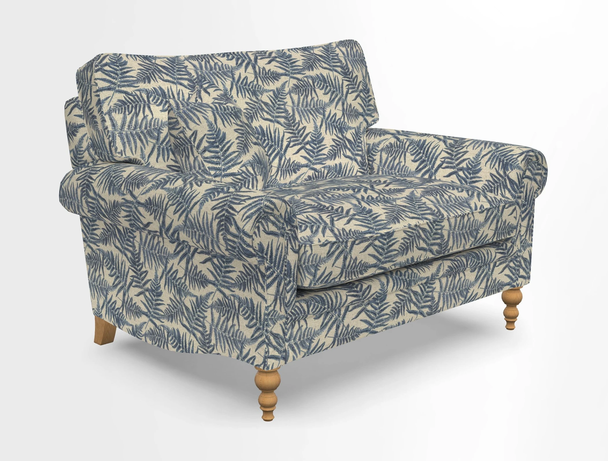 Aldingbourne 3 seater sofa in Grain Sack Stripe Linen Red