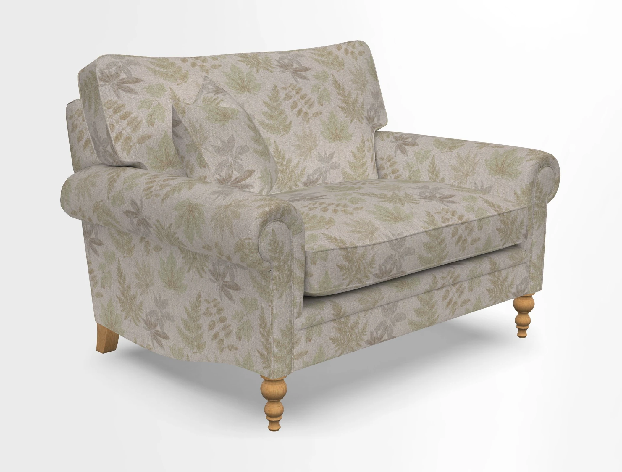 Aldingbourne 3 seater sofa in Grain Sack Stripe Linen Red
