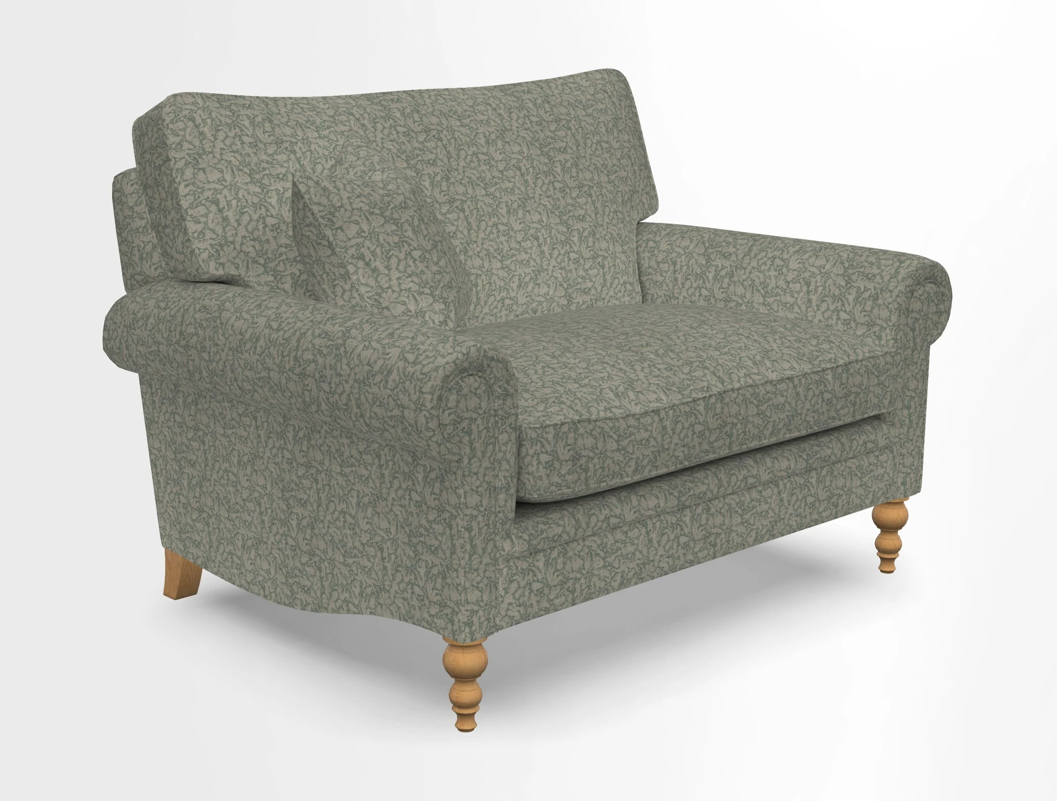 Aldingbourne 3 seater sofa in Grain Sack Stripe Linen Red