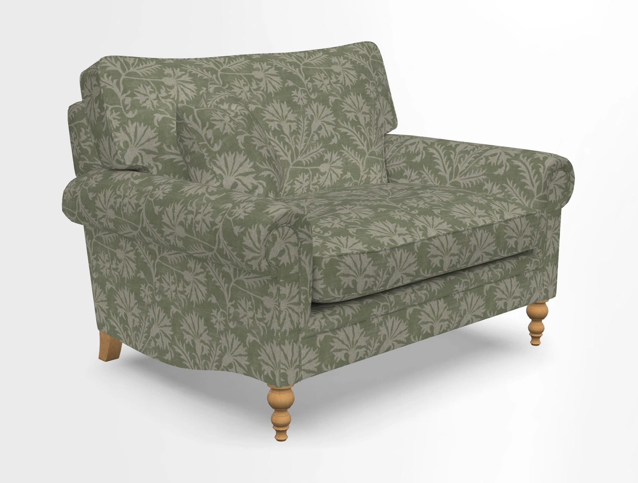 Aldingbourne 3 seater sofa in Grain Sack Stripe Linen Red