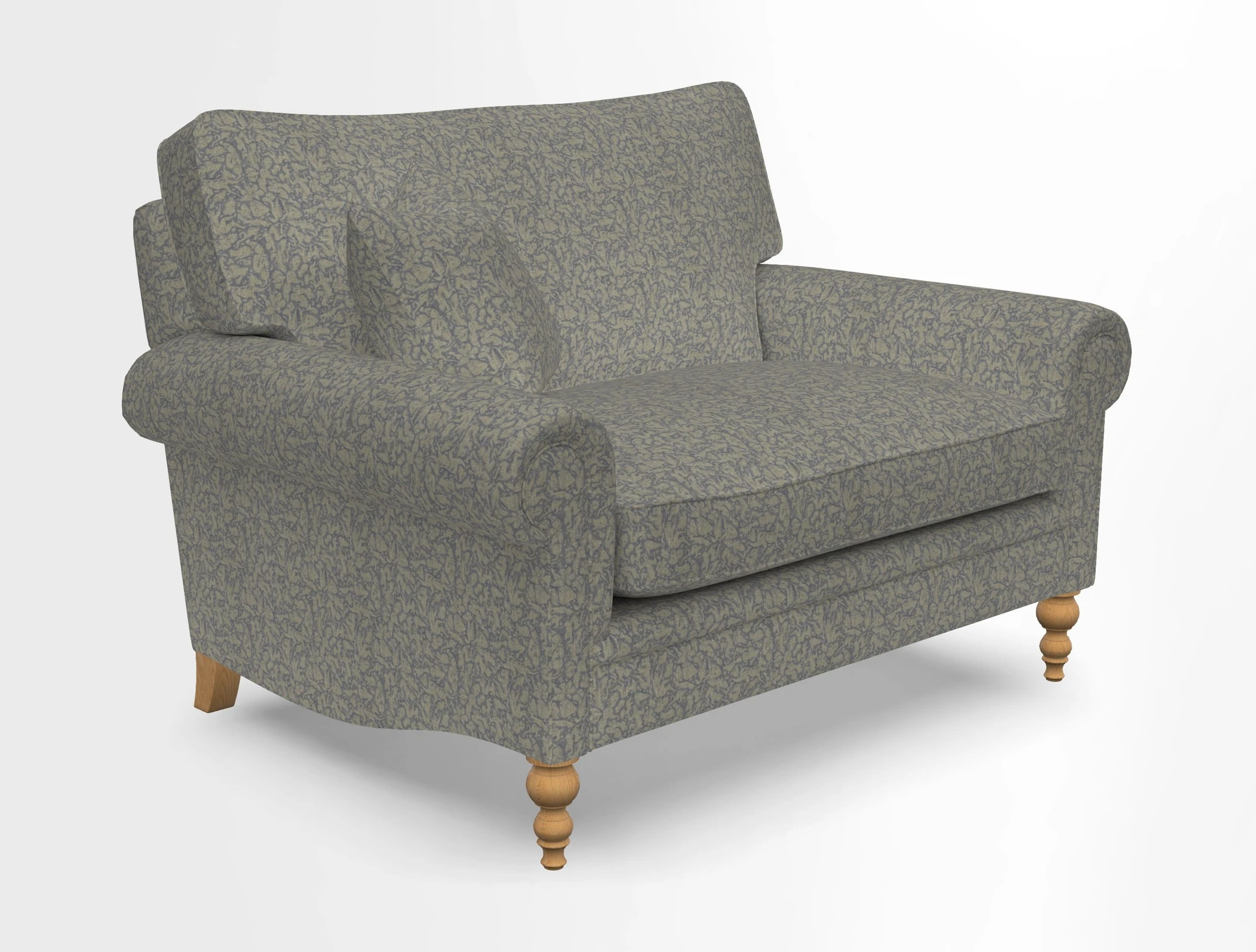 Aldingbourne 3 seater sofa in Grain Sack Stripe Linen Red