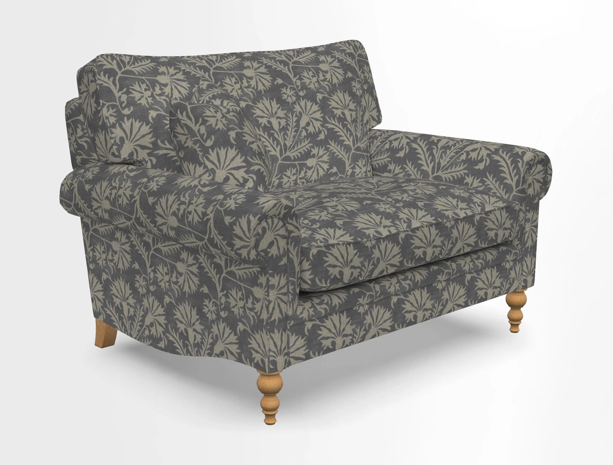 Aldingbourne 3 seater sofa in Grain Sack Stripe Linen Red