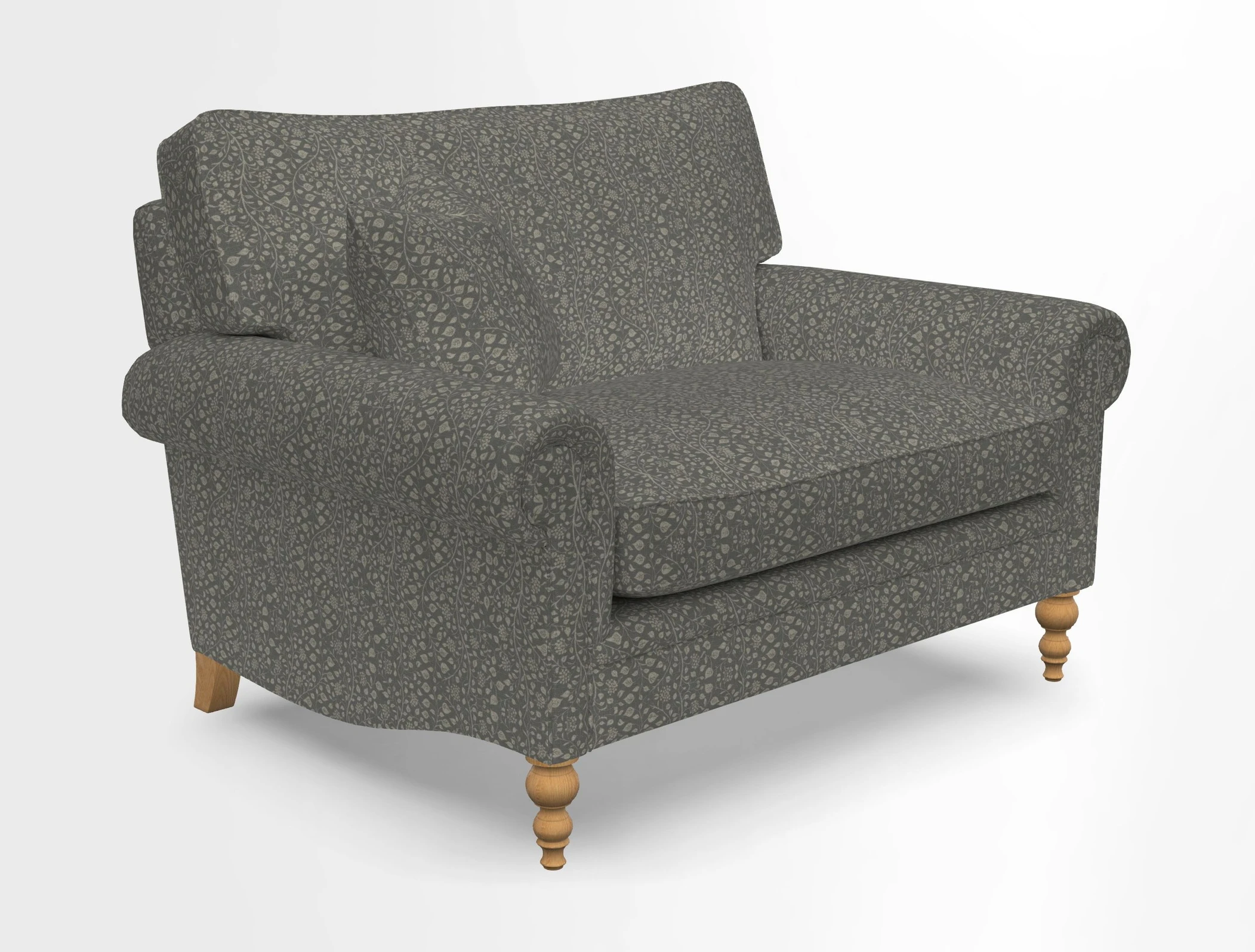 Aldingbourne 3 seater sofa in Grain Sack Stripe Linen Red