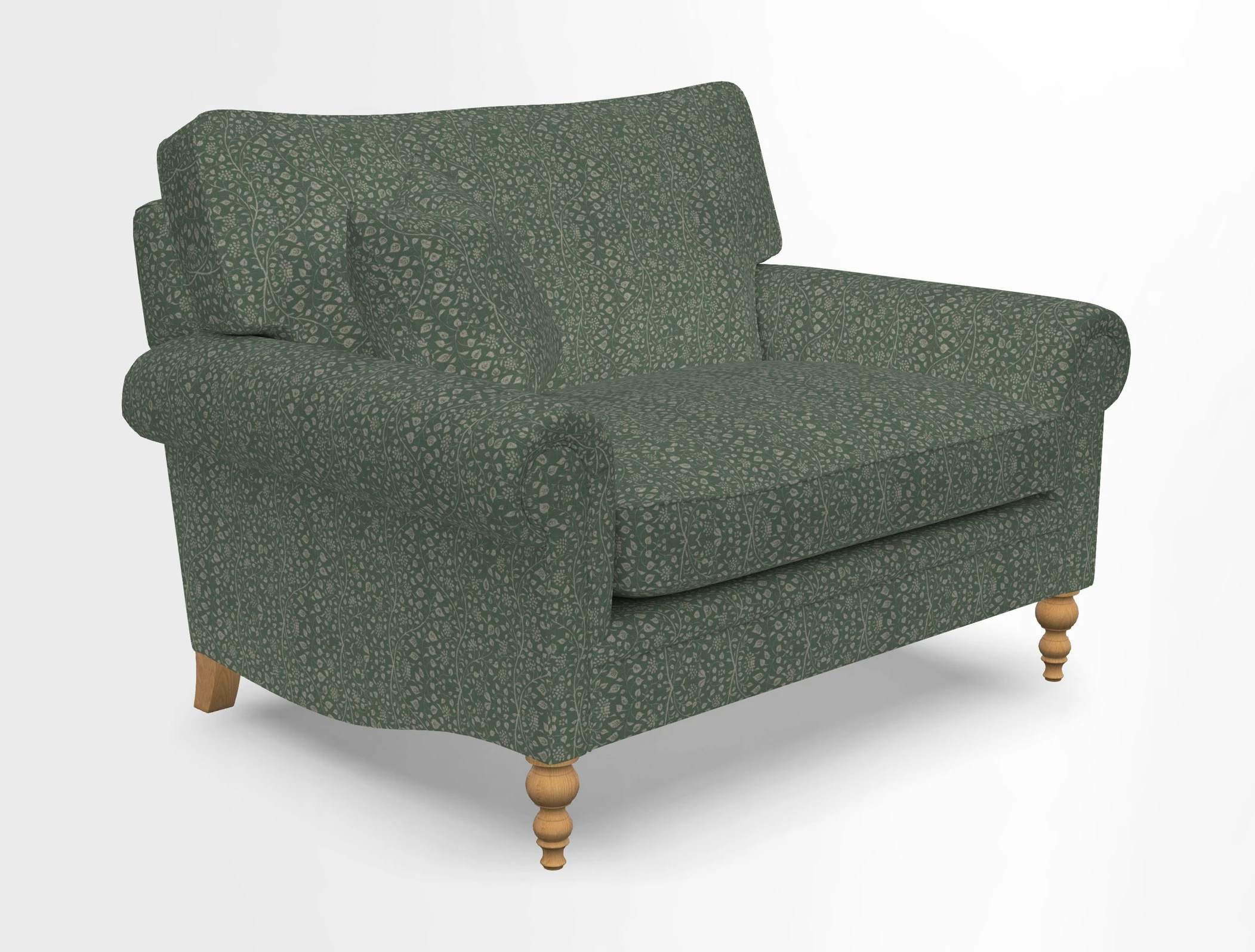 Aldingbourne 3 seater sofa in Grain Sack Stripe Linen Red
