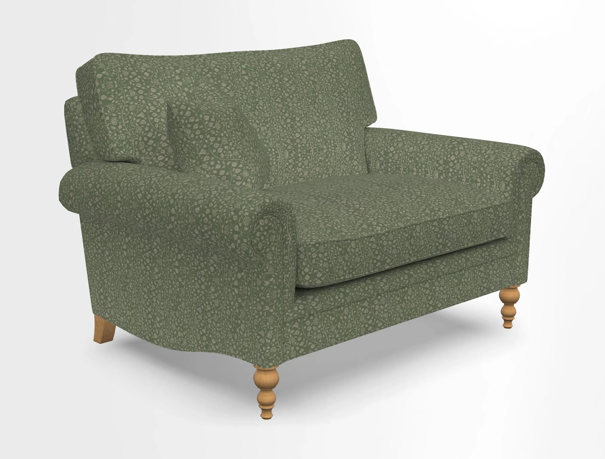 Aldingbourne 3 seater sofa in Grain Sack Stripe Linen Red