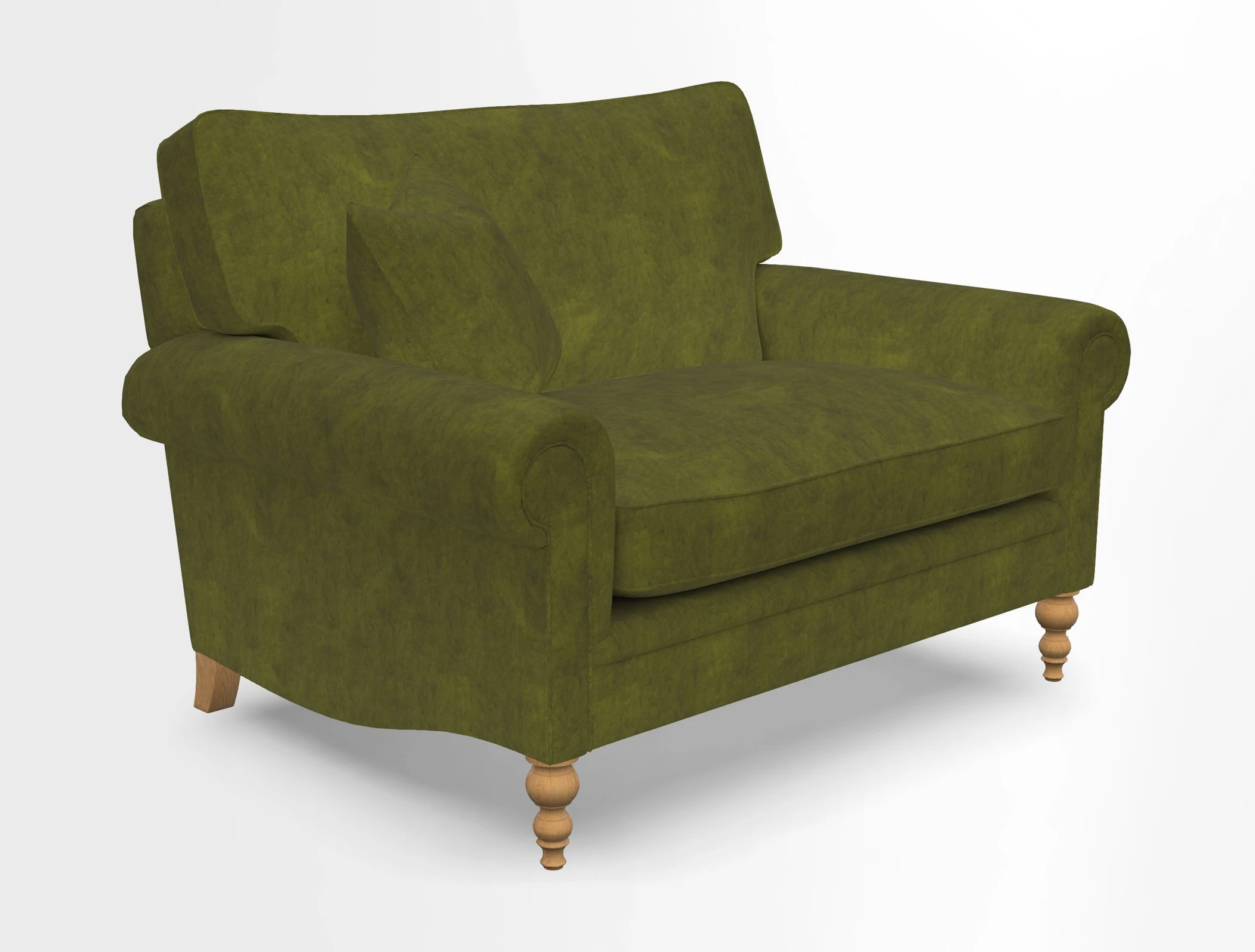 Aldingbourne 3 seater sofa in Grain Sack Stripe Linen Red