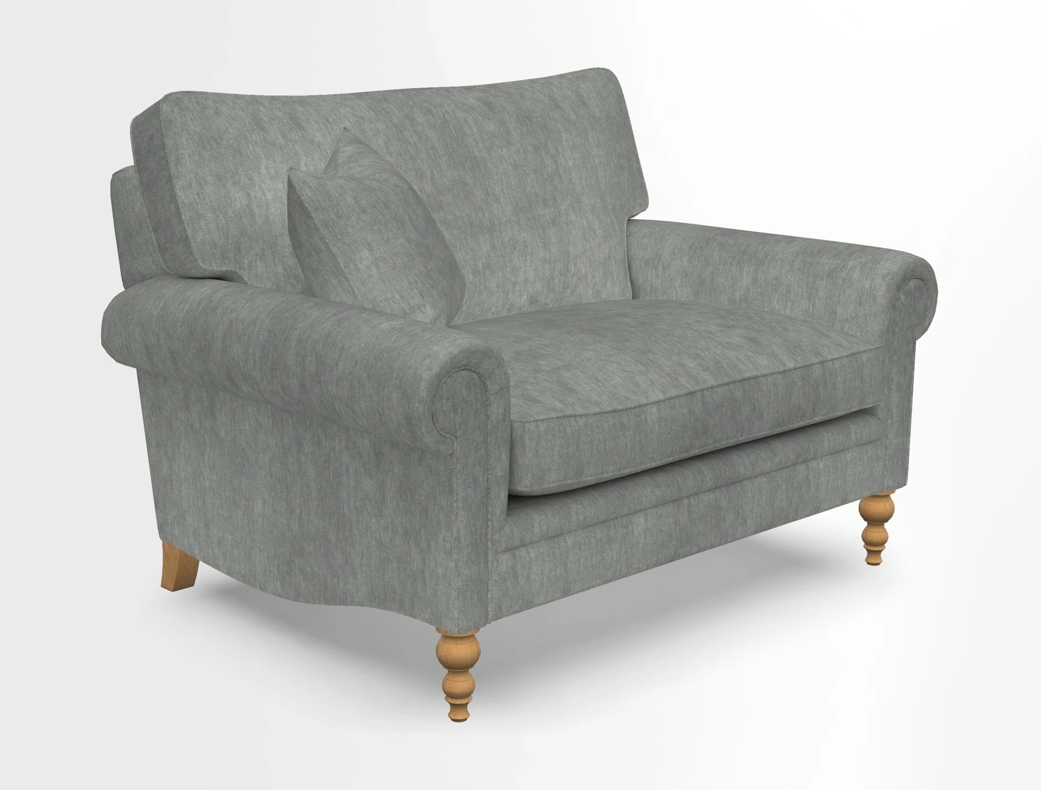 Aldingbourne 3 seater sofa in Grain Sack Stripe Linen Red