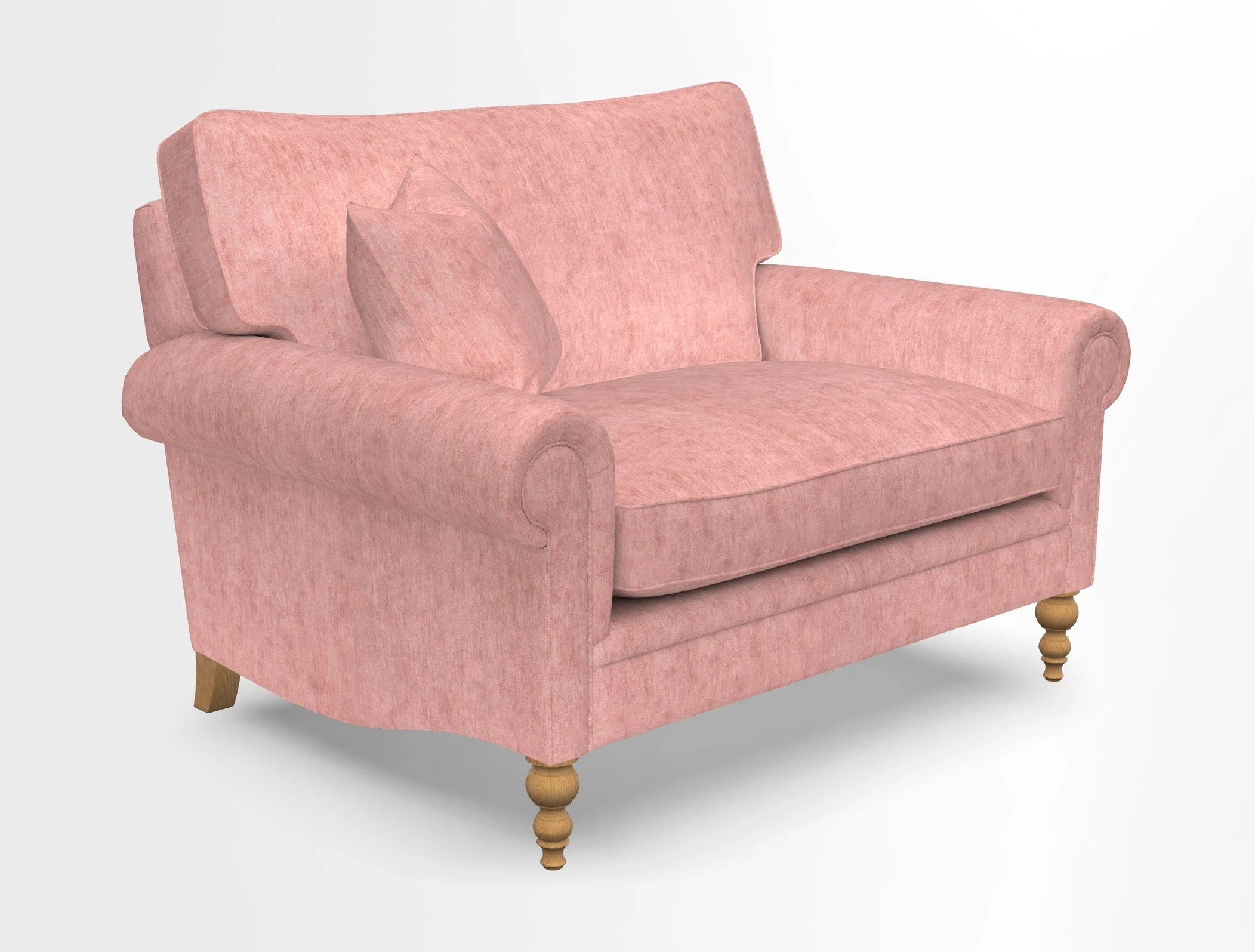 Aldingbourne 3 seater sofa in Grain Sack Stripe Linen Red