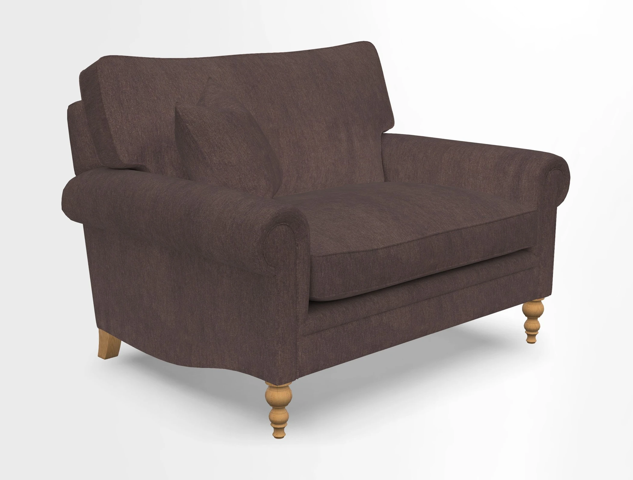 Aldingbourne 3 seater sofa in Grain Sack Stripe Linen Red