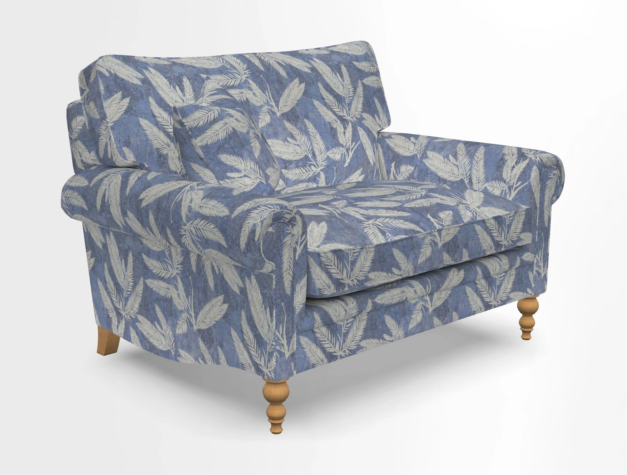 Aldingbourne 3 seater sofa in Grain Sack Stripe Linen Red