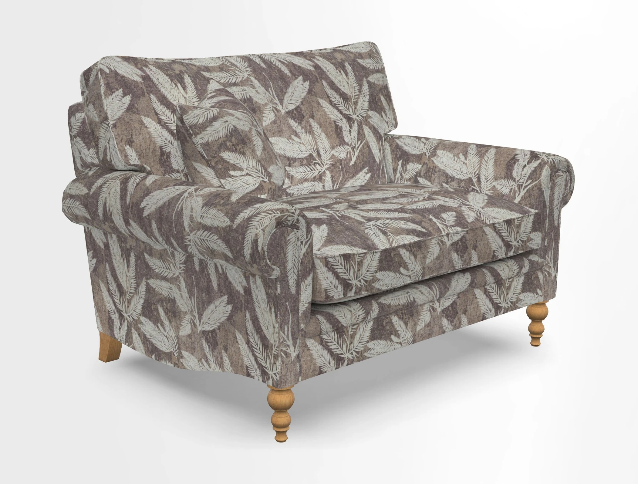Aldingbourne 3 seater sofa in Grain Sack Stripe Linen Red