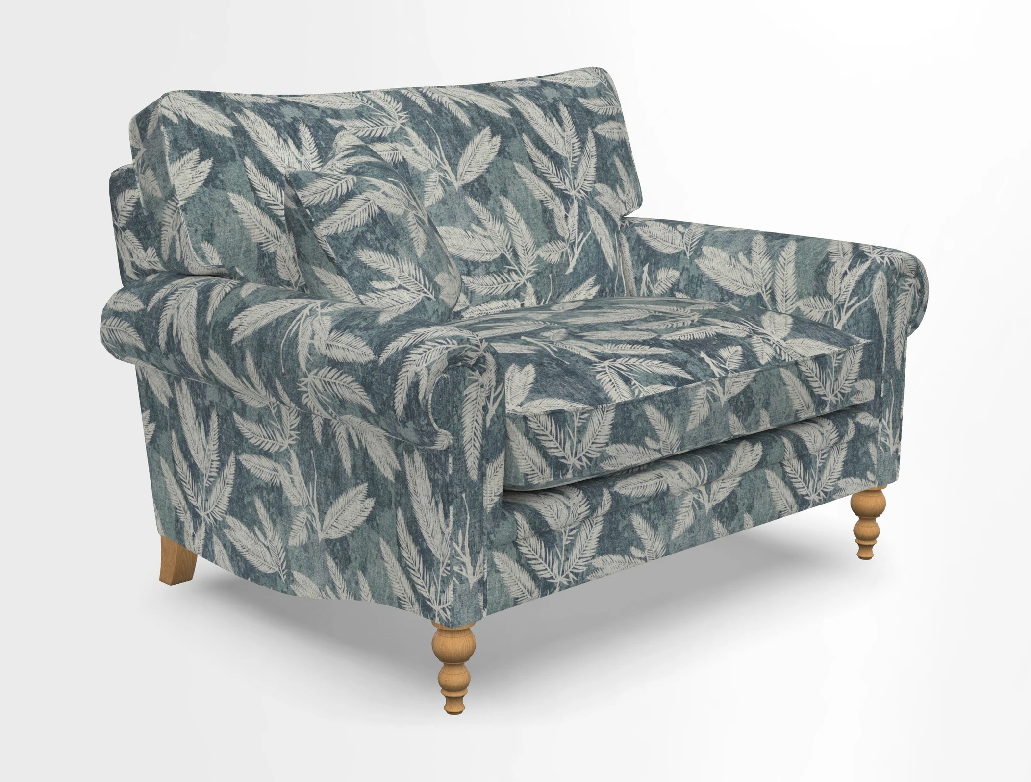 Aldingbourne 3 seater sofa in Grain Sack Stripe Linen Red