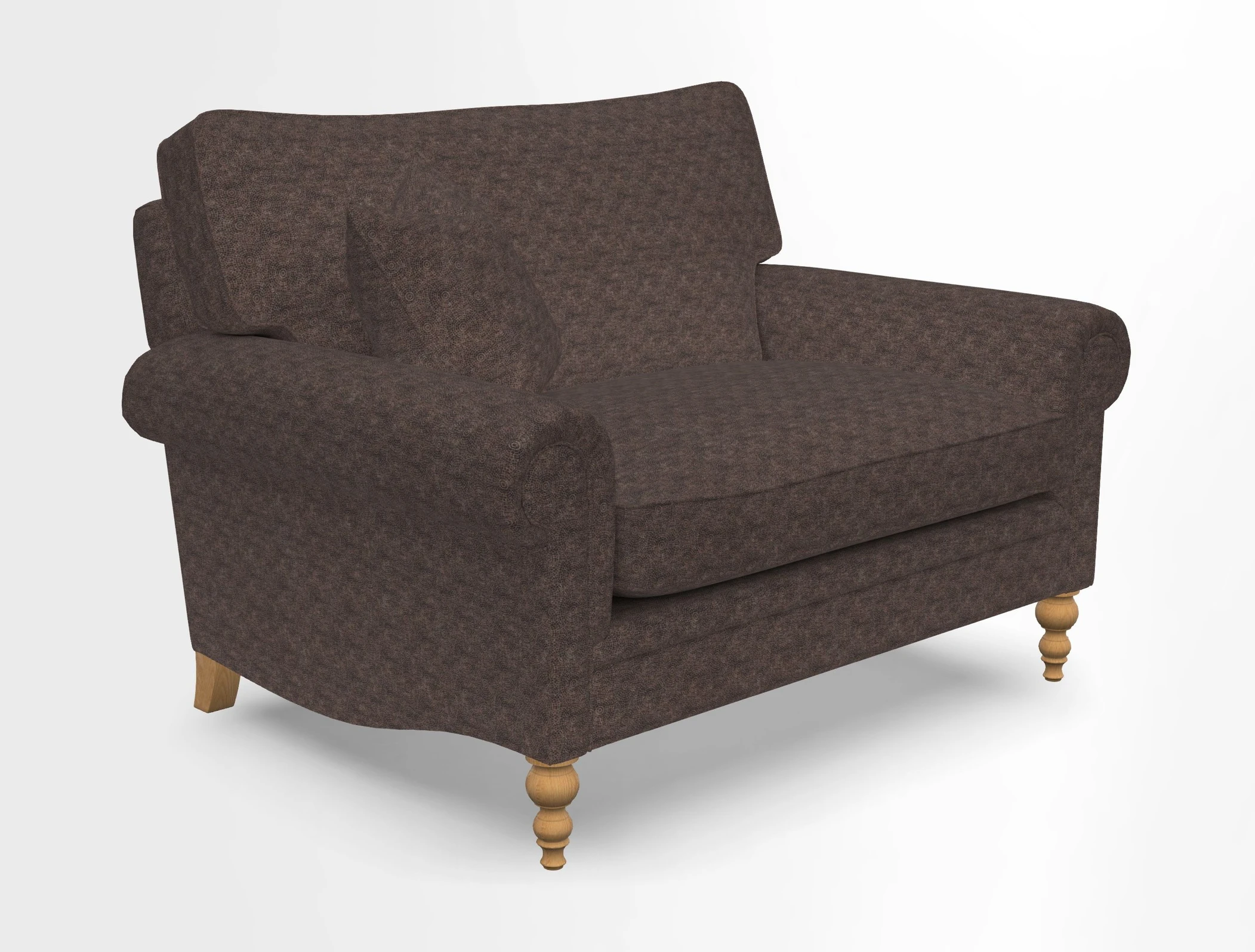 Aldingbourne 3 seater sofa in Grain Sack Stripe Linen Red
