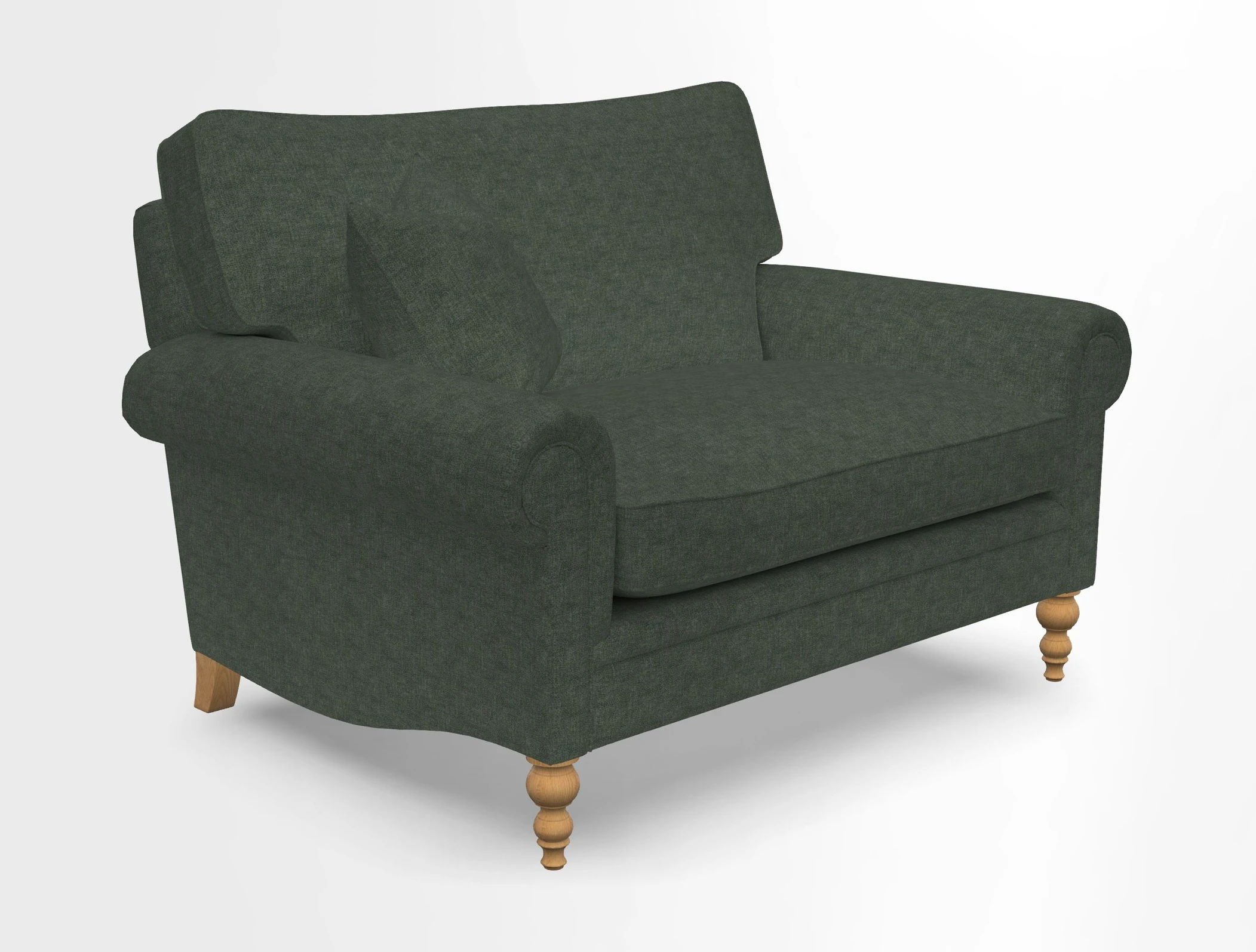 Aldingbourne 3 seater sofa in Grain Sack Stripe Linen Red