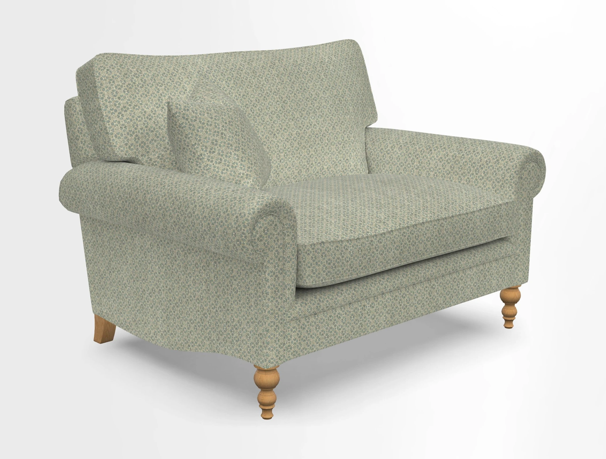 Aldingbourne 3 seater sofa in Grain Sack Stripe Linen Red