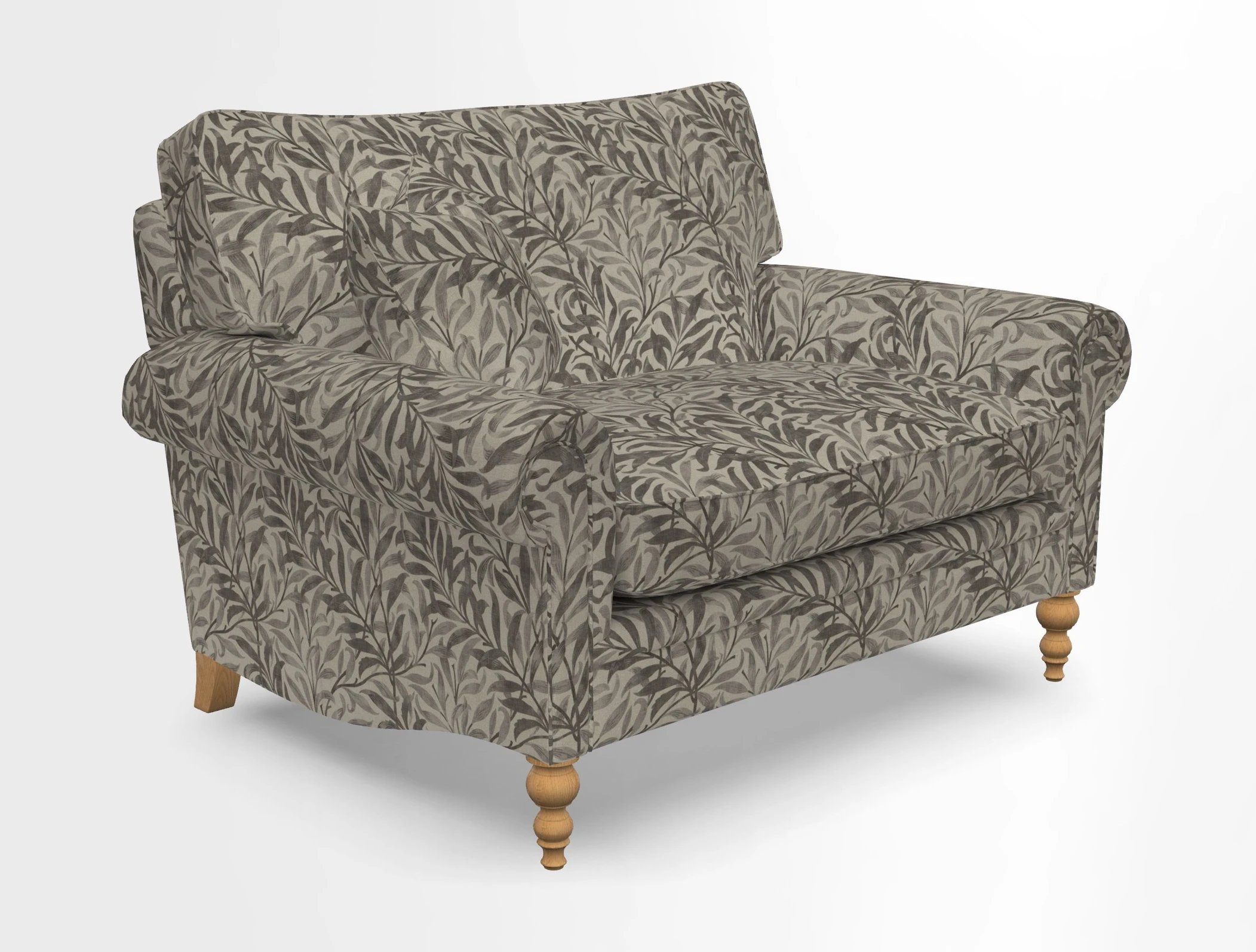 Aldingbourne 3 seater sofa in Grain Sack Stripe Linen Red