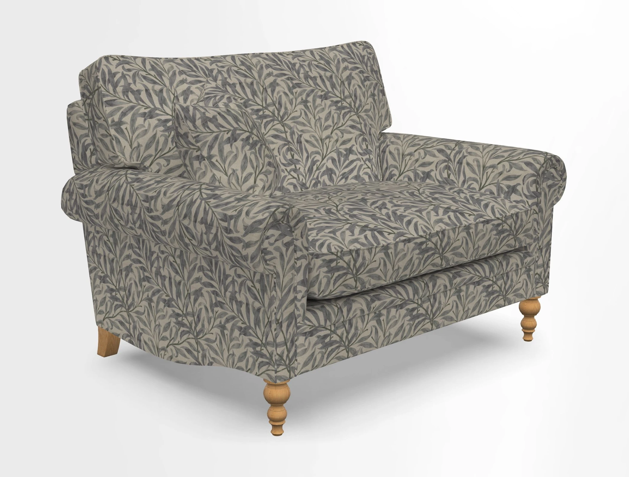 Aldingbourne 3 seater sofa in Grain Sack Stripe Linen Red