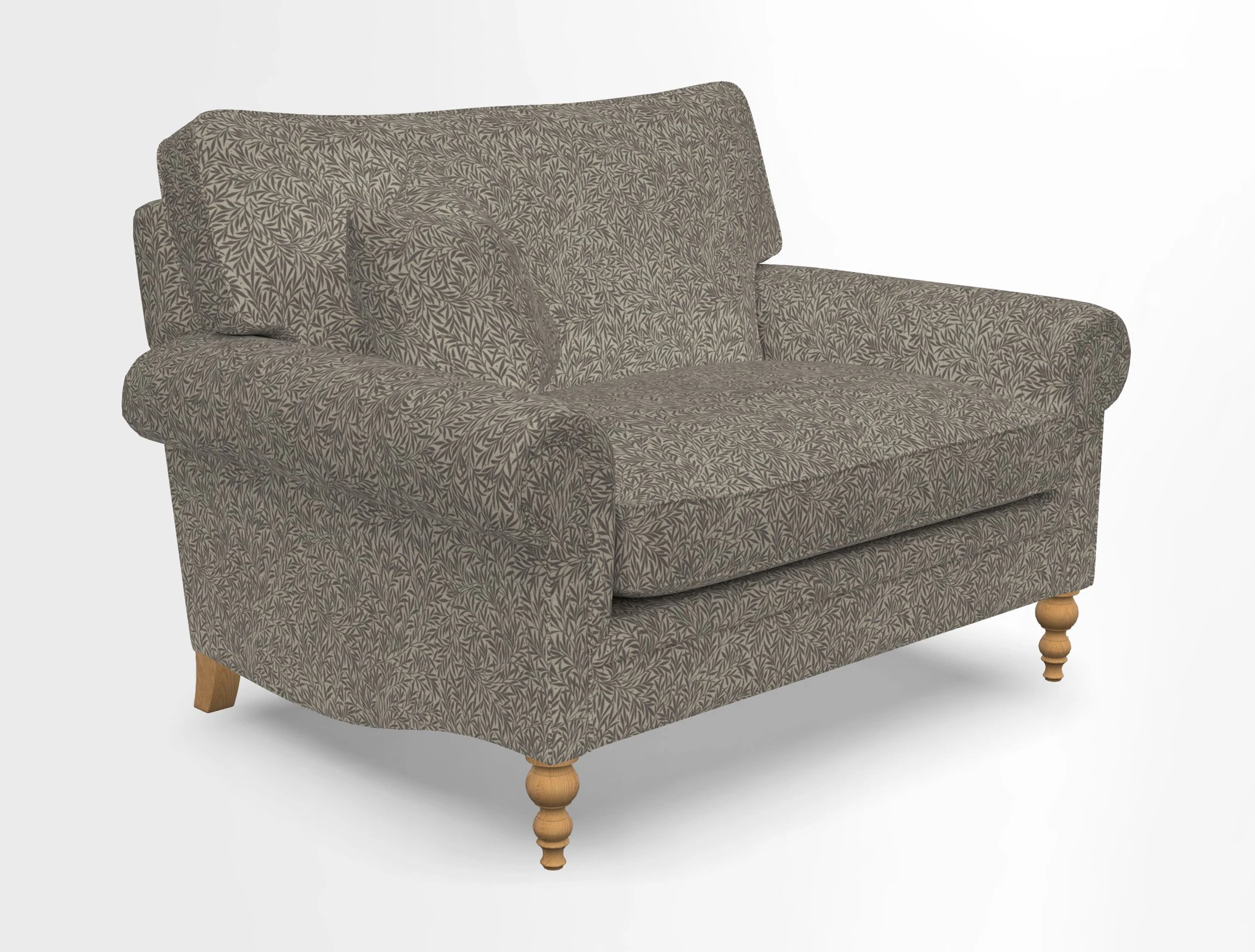 Aldingbourne 3 seater sofa in Grain Sack Stripe Linen Red