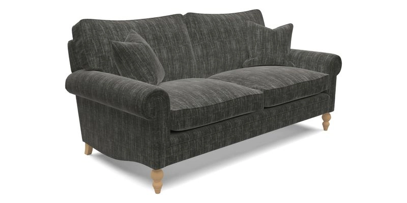 Aldingbourne 4 Seater Sofa in RHS Etta's Bouquet Alba Truffle