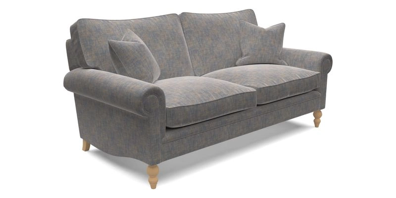 Aldingbourne 4 Seater Sofa in RHS Etta's Bouquet Alba Truffle