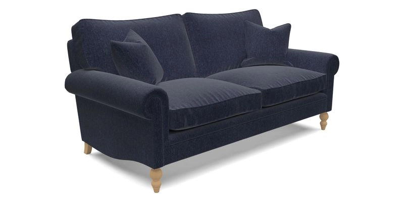 Aldingbourne 4 Seater Sofa in RHS Etta's Bouquet Alba Truffle