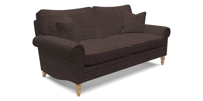 Aldingbourne 4 Seater Sofa in RHS Etta's Bouquet Alba Truffle