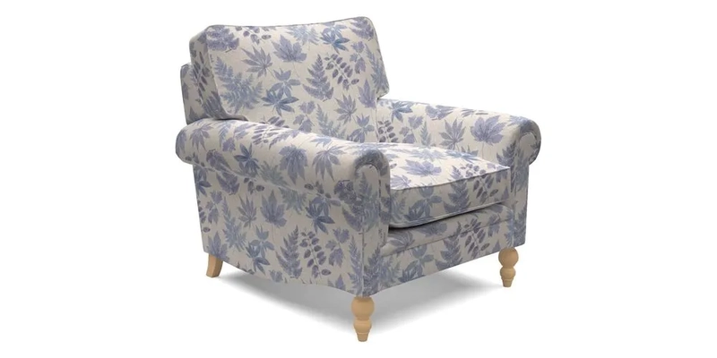 Aldingbourne Chair in Grain Sack Stripe Linen Red