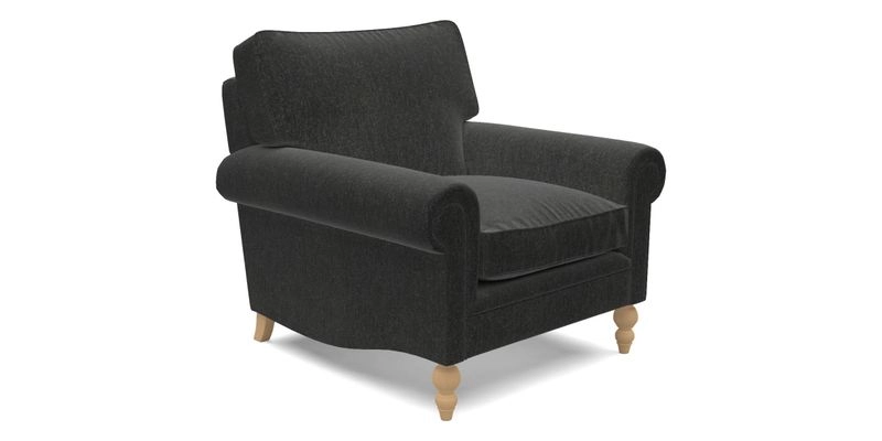 Aldingbourne Chair in Grain Sack Stripe Linen Red