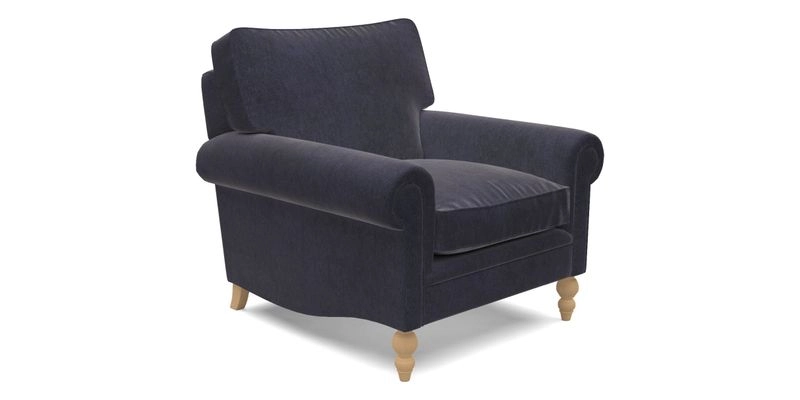 Aldingbourne Chair in Grain Sack Stripe Linen Red