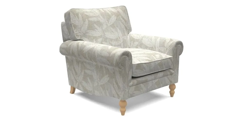 Aldingbourne Chair in Grain Sack Stripe Linen Red