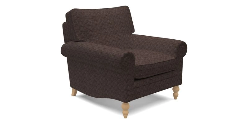 Aldingbourne Chair in Grain Sack Stripe Linen Red