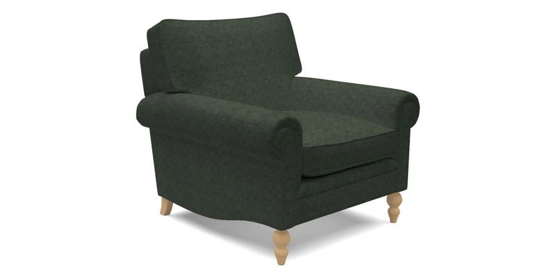 Aldingbourne Chair in Grain Sack Stripe Linen Red