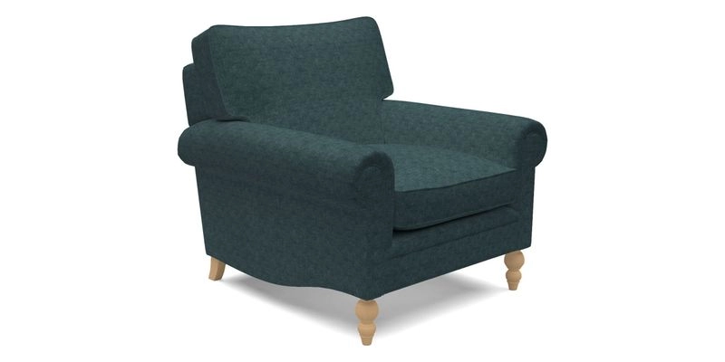 Aldingbourne Chair in Grain Sack Stripe Linen Red