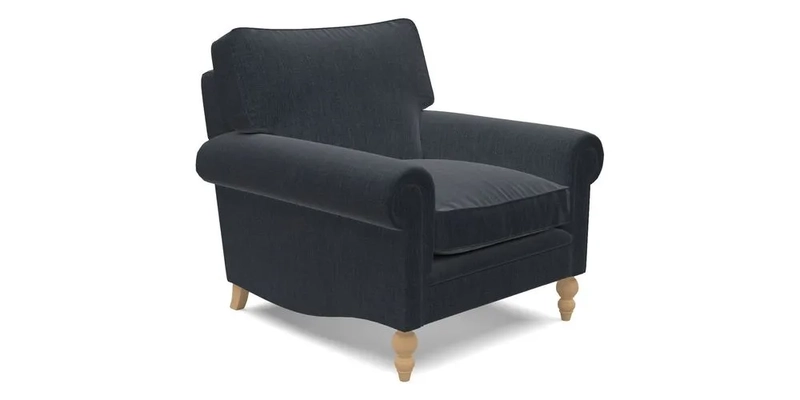 Aldingbourne Chair in Grain Sack Stripe Linen Red