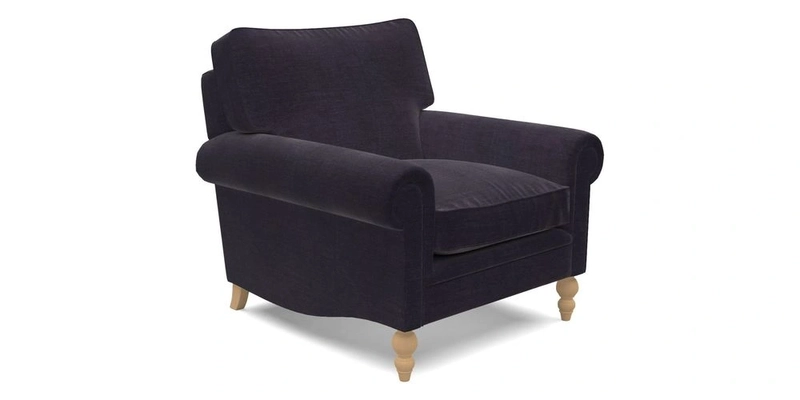 Aldingbourne Chair in Grain Sack Stripe Linen Red