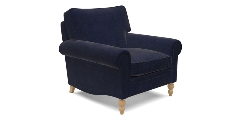 Aldingbourne Chair in Grain Sack Stripe Linen Red