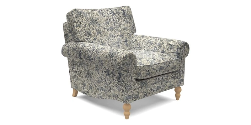 Aldingbourne Chair in Grain Sack Stripe Linen Red