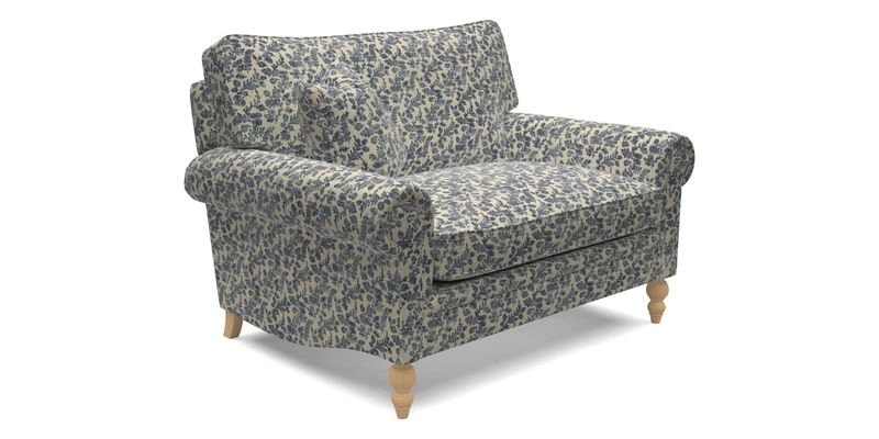 Aldingbourne 3 seater sofa in Grain Sack Stripe Linen Red