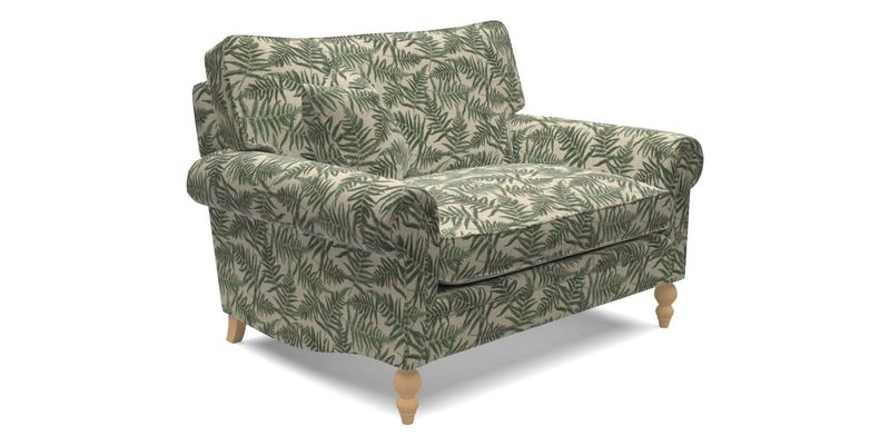 Aldingbourne 3 seater sofa in Grain Sack Stripe Linen Red