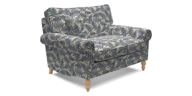 Aldingbourne 3 seater sofa in Grain Sack Stripe Linen Red
