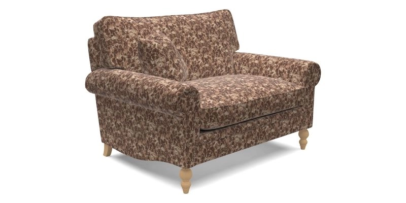 Aldingbourne 3 seater sofa in Grain Sack Stripe Linen Red