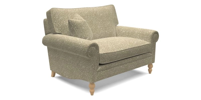 Aldingbourne 3 seater sofa in Grain Sack Stripe Linen Red