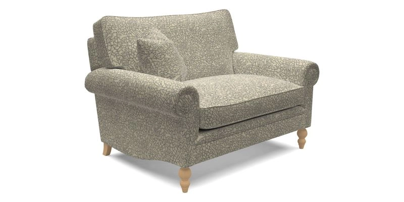 Aldingbourne 3 seater sofa in Grain Sack Stripe Linen Red