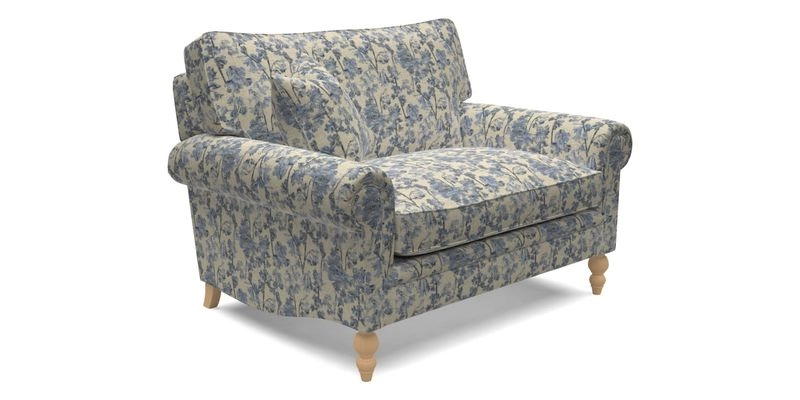 Aldingbourne 3 seater sofa in Grain Sack Stripe Linen Red