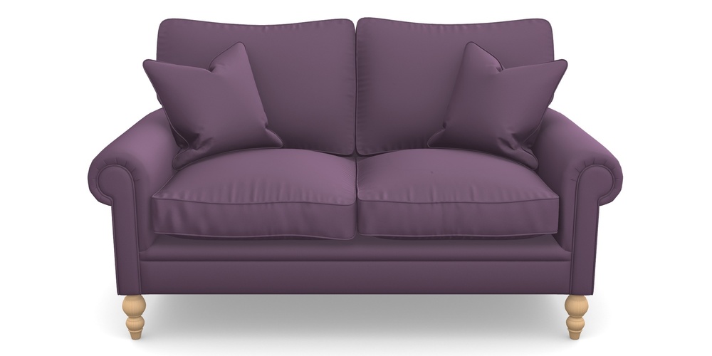 Product photograph of Aldingbourne 2 5 Seater Sofa In Clever Glossy Velvet - Blackcurrant from Sofas and Stuff Limited