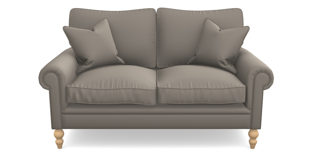 Product photograph of Aldingbourne 2 5 Seater Sofa In Clever Glossy Velvet - Mole from Sofas and Stuff Limited