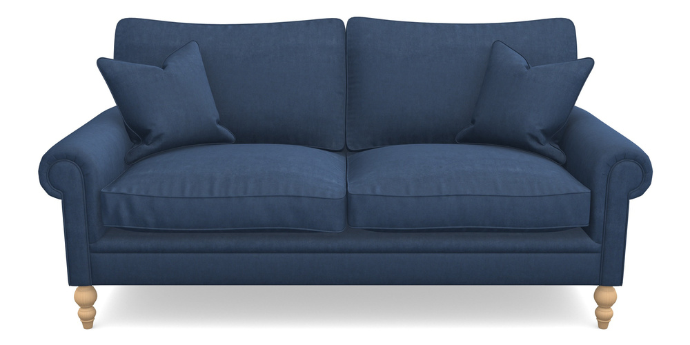 Product photograph of Aldingbourne 3 Seater Sofa In Clever Tough And Eco Velvet - Agean from Sofas and Stuff Limited